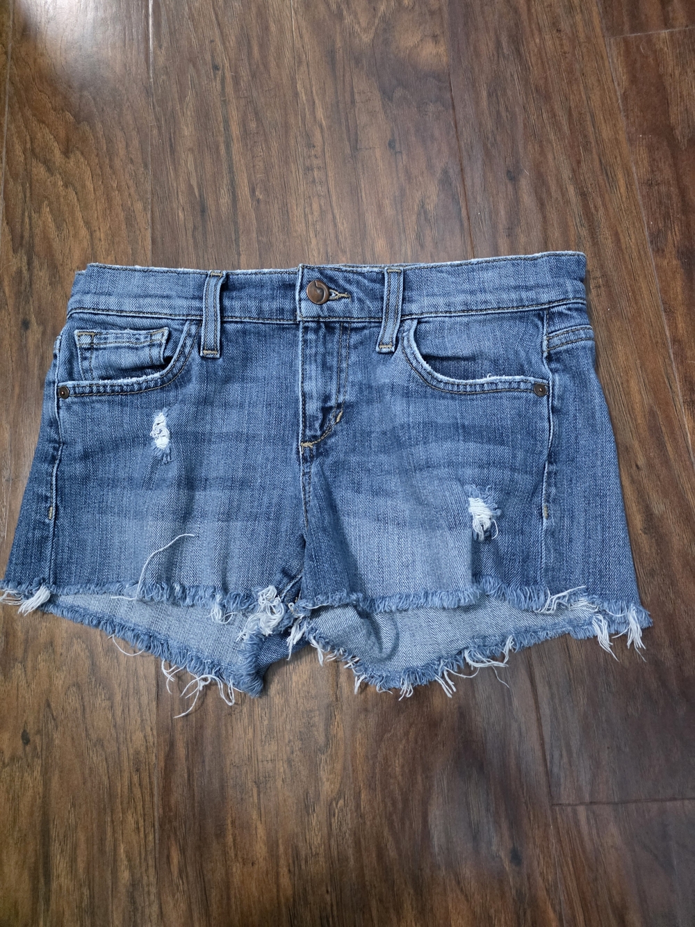 Joe's Jeans Distressed Blue Denim Cutoff Shorts 25